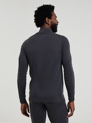 Mountain Warehouse Grey Mens Talus Quarter Zip Thermal Top - Image 2 of 6