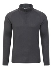 Mountain Warehouse Grey Mens Talus Quarter Zip Thermal Top - Image 4 of 6