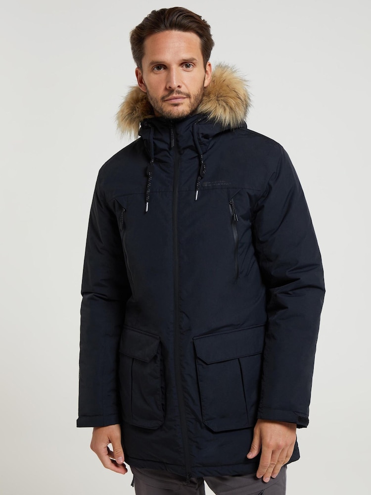 Mountain Warehouse Animal Traverse Mens Down Waterproof Coat Jacket - Image 1 of 8