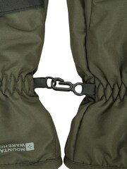 Mountain Warehouse Green Mens Fleece Lined Snow Ski Gloves - Image 7 of 7