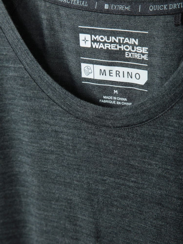 Mountain Warehouse Grey Mens Summit Merino Thermal T-Shirt Multipack - Image 5 of 5