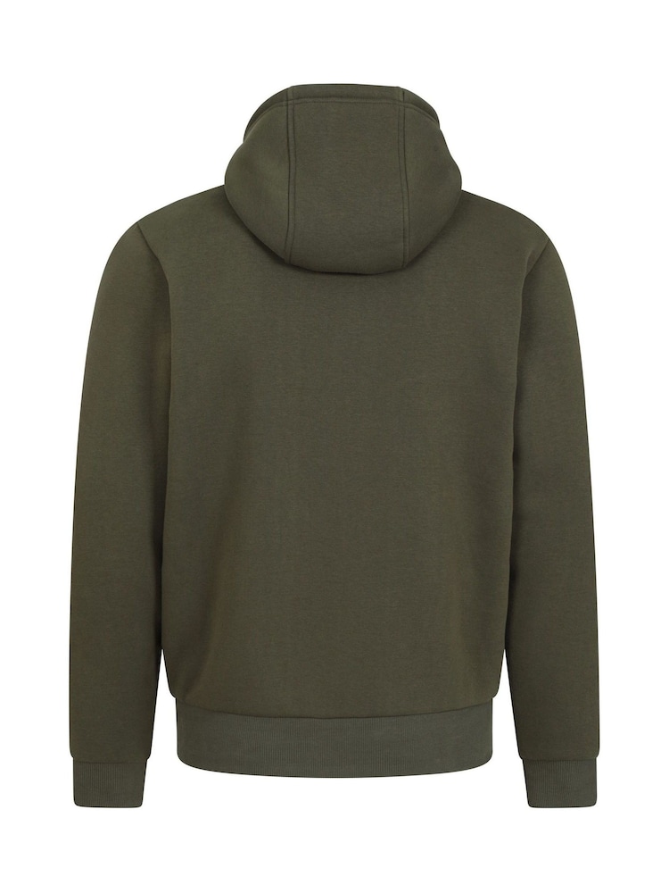 Mountain Warehouse Green Dalton Mens Borg Lined Hoodie - Image 2 of 5