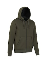 Mountain Warehouse Green Dalton Mens Borg Lined Hoodie - Image 3 of 5