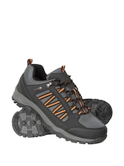 Mountain Warehouse Black Mens Path Waterproof Outdoor Walking Shoes - Image 3 of 6