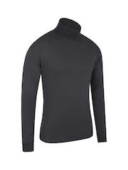 Mountain Warehouse Black Mens Meribel 100% Cotton Thermal Multipack Top - Image 3 of 5