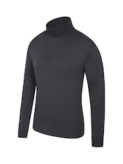 Mountain Warehouse Black Mens Meribel 100% Cotton Thermal Multipack Top - Image 4 of 5