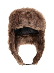 Mountain Warehouse Brown Winter Furry Hat - Image 5 of 7