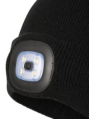 Mountain Warehouse Black Mens Highlands Light Up Beanie - Image 6 of 7