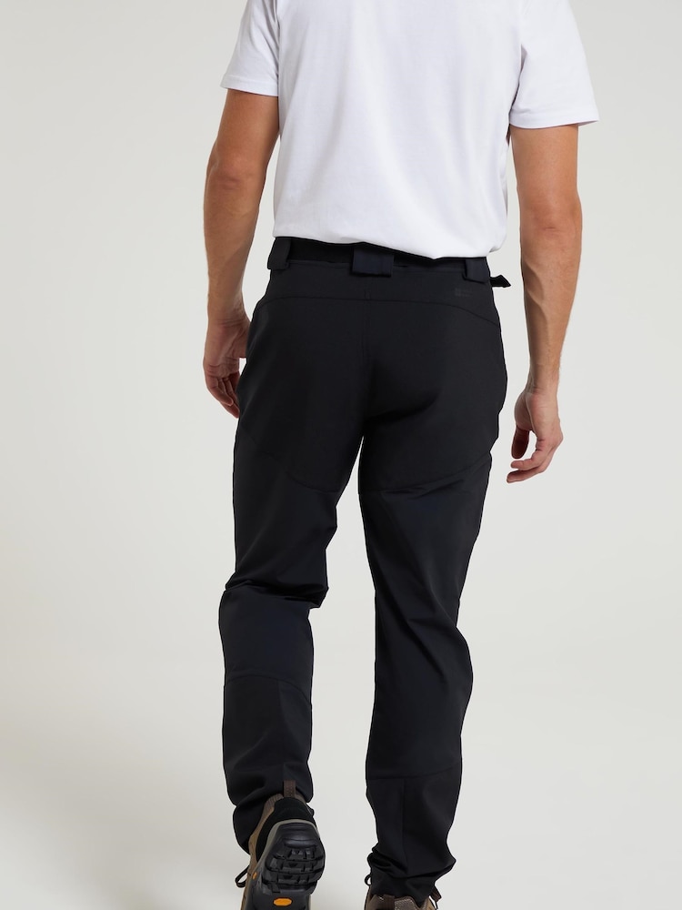 Mountain Warehouse Black Mens Forest Water Resistant Trekking Trousers - Image 4 of 10