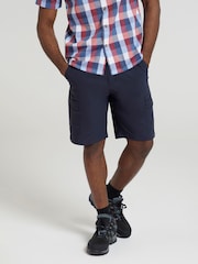 Mountain Warehouse Blue Mens Trek Walking Shorts - Image 3 of 5