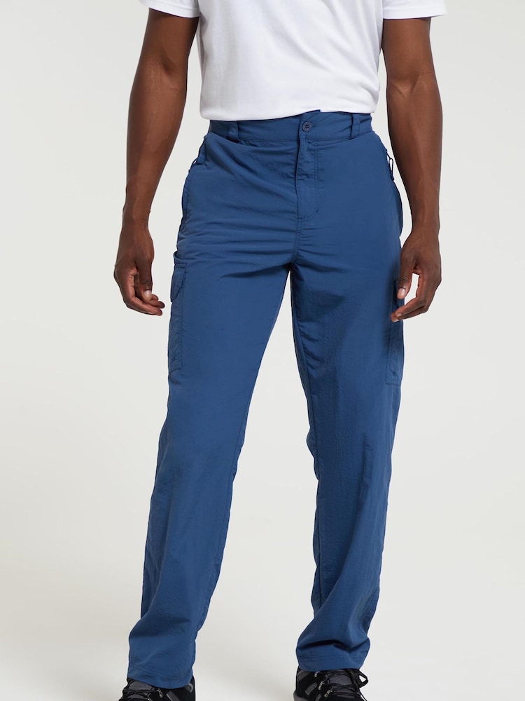 Azul - Pantalones Explore con protección UV para hombre de Mountain Warehouse - Imagen 1 de 4 Azul - Pantalones Explore con protección UV para hombre de Mountain Warehouse - Imagen 1 de 4