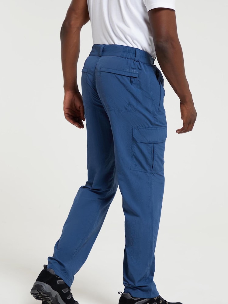 Azul - Pantalones Explore con protección UV para hombre de Mountain Warehouse - Imagen 2 de 4 Azul - Pantalones Explore con protección UV para hombre de Mountain Warehouse - Imagen 2 de 4
