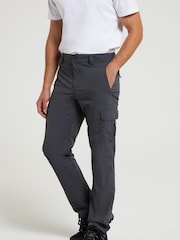 Mountain Warehouse Grey Mens Explore Trousers with UV Protection - Image 1 of 4