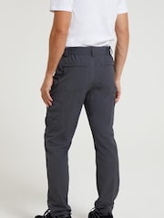 Mountain Warehouse Grey Mens Explore Trousers with UV Protection - Image 2 of 4
