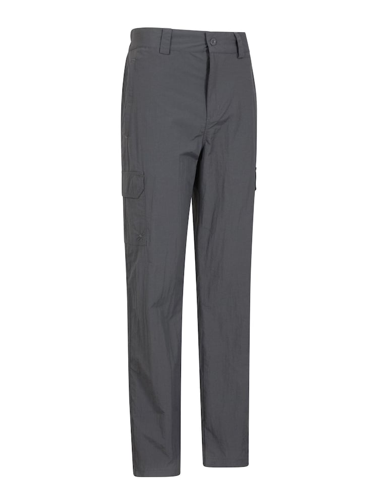 Mountain Warehouse Grey Mens Explore Trousers with UV Protection - Image 4 of 4