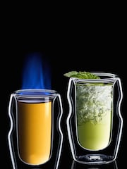 Bergner Set of 4 Double Walled Shot Glasses - Image 2 of 4