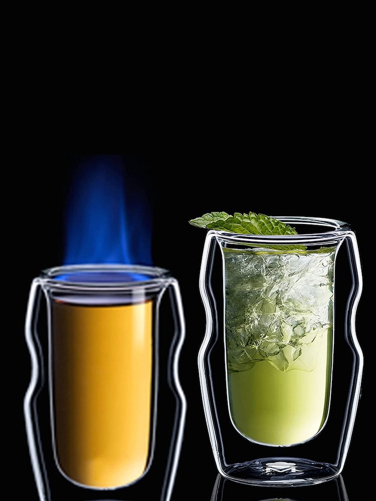 Bergner Set of 4 Double Walled Shot Glasses - Image 2 of 4