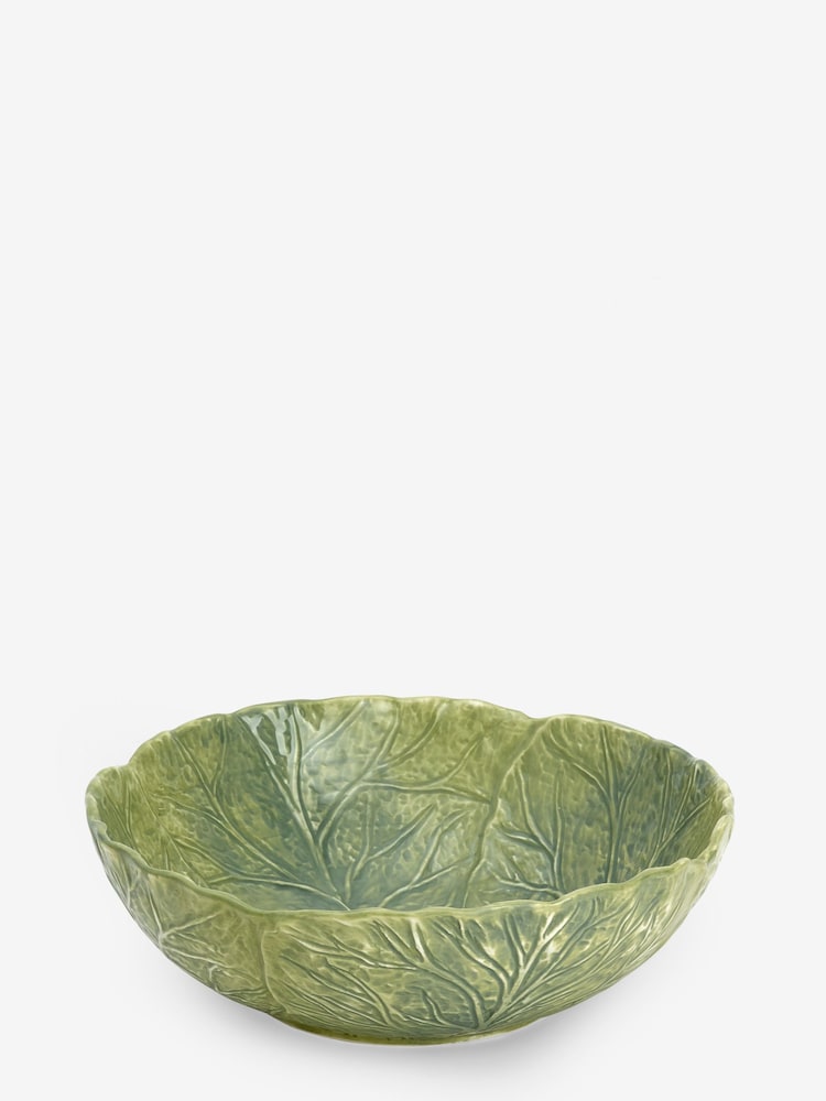 Green Cabbage Hand Painted Serve Bowl - Image 4 of 4