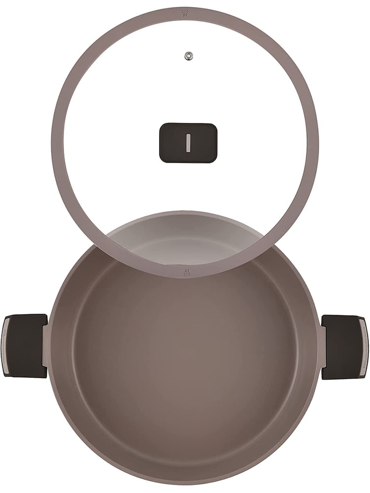 Bergner Brown Gastro Cast Aluminium Shallow 4.9L Casserole with Lid - Image 4 of 4