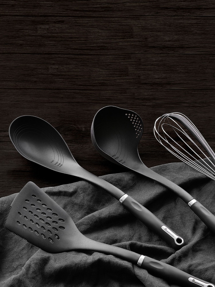 Bergner Black Set of 3 Kitchen Cooking Utensils - Image 2 of 4