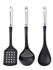 Bergner Black Set of 3 Kitchen Cooking Utensils - Image 3 of 4