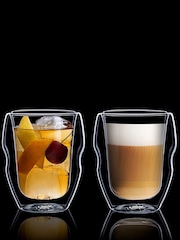 Bergner Set of 2 Double Walled Rock Tumbler Glasses - Image 2 of 4