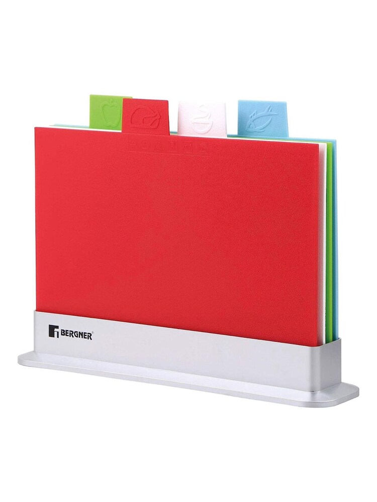 Bergner Multi Set of 5 Colour Coded Chopping Boards - Image 4 of 4 Bergner Multi Set of 5 Colour Coded Chopping Boards - Image 4 of 4