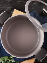 Bergner Brown Gastro Cast Aluminium 4.5L Casserole with Lid - Image 2 of 4