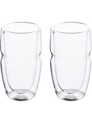 Bergner Set of 2 Double Walled Tumbler High Ball Glasses - Image 4 of 4