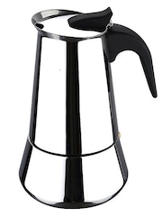 Bergner Silver Espresso Barista Induction Stainless Steel Coffee Maker 6 Cups - Image 4 of 4