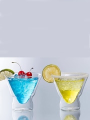 Bergner Set of 2 Double Walled Cocktail Glasses - Image 1 of 4