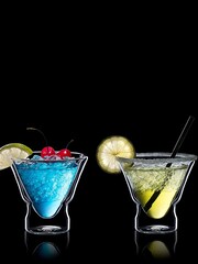 Bergner Set of 2 Double Walled Cocktail Glasses - Image 2 of 4
