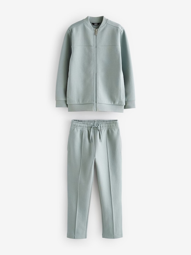 Mineral Smart Jersey Bomber and Joggers Set (3-16yrs) - Image 1 of 4 Mineral Smart Jersey Bomber and Joggers Set (3-16yrs) - Image 1 of 4