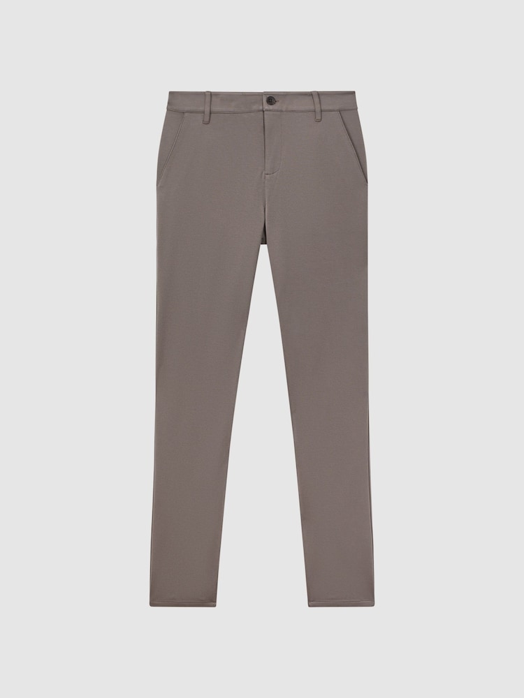 Topo oscuro - Pantalones de tiro medio de Paige - Imagen 2 de 6 Topo oscuro - Pantalones de tiro medio de Paige - Imagen 2 de 6