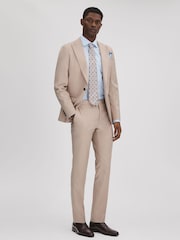 Brun foncé - Chaussures à lacets en cuir Reiss Mead - Image 2 de 5