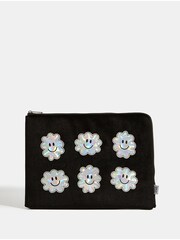 Skinnydip Happy Cloud Black Laptop Case - Image 1 of 5