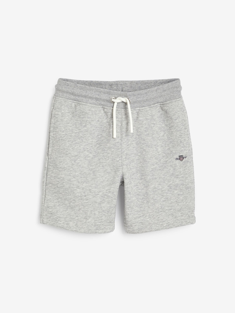 GANT Grey Kids Shield Sweat Shorts - Image 2 of 3