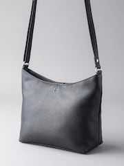 Lakeland Leather Black Grasmere Leather Cross-Body Bag - Image 2 of 6