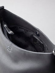 Lakeland Leather Black Grasmere Leather Cross-Body Bag - Image 6 of 6