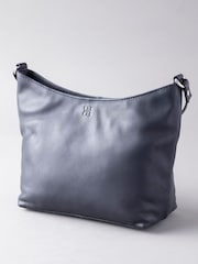 Lakeland Leather Blue Grasmere Leather Cross-Body Bag - Image 1 of 5