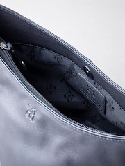 Lakeland Leather Blue Grasmere Leather Cross-Body Bag - Image 5 of 5