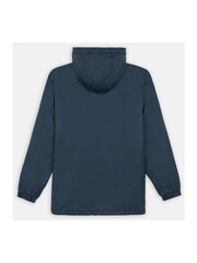 Dickies Blue Fleece Lined Nylon Hooded Jacket - Image 6 of 6