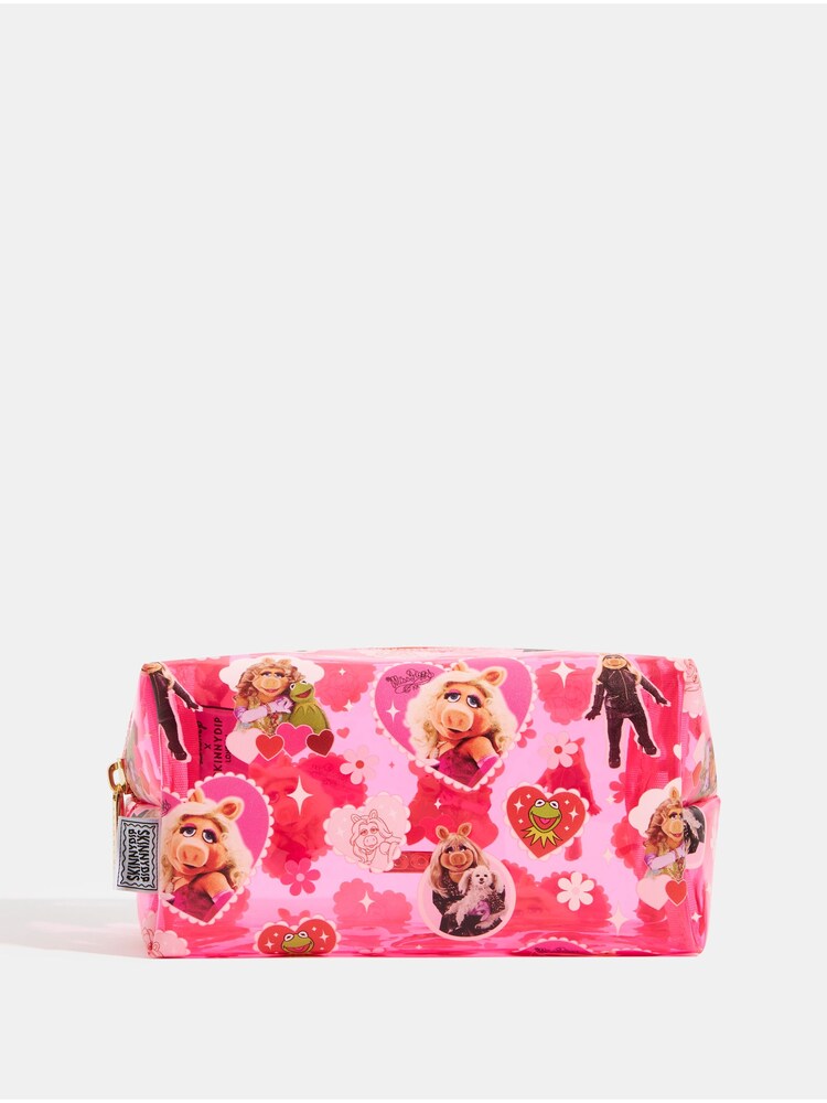 Skinnydip Pink Disney Miss Piggy Makeup Bag - Image 1 of 5