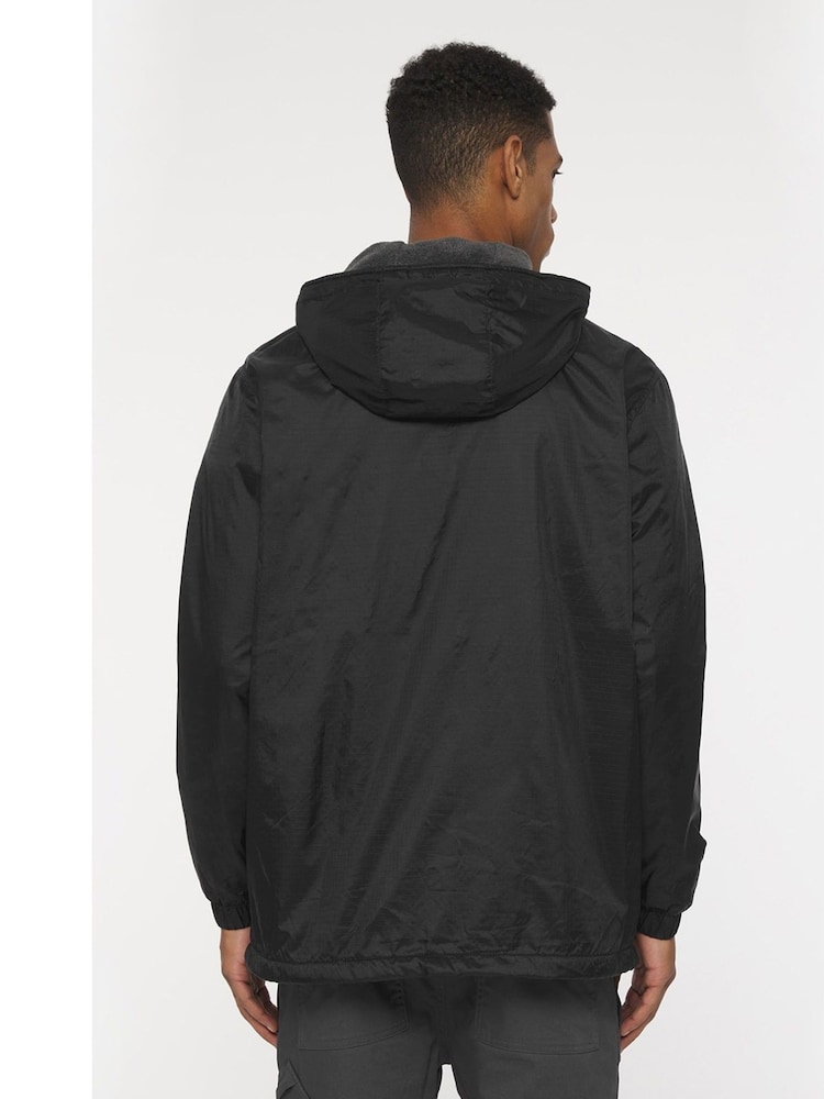 Dickies Fleece Lined Nylon Black Hooded Jacket - Image 2 of 6