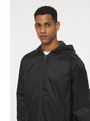 Dickies Fleece Lined Nylon Black Hooded Jacket - Image 3 of 6