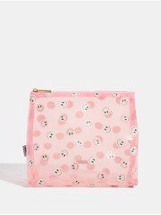 Skinnydip Pink Skinnydip Pink Happy Face Wash Bag - Image 2 of 6