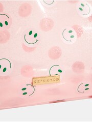Skinnydip Pink Skinnydip Pink Happy Face Wash Bag - Image 5 of 6