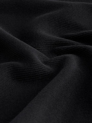 Black Sleeveless Racer Neck Ribbed Maxi Dress - Image 6 of 6