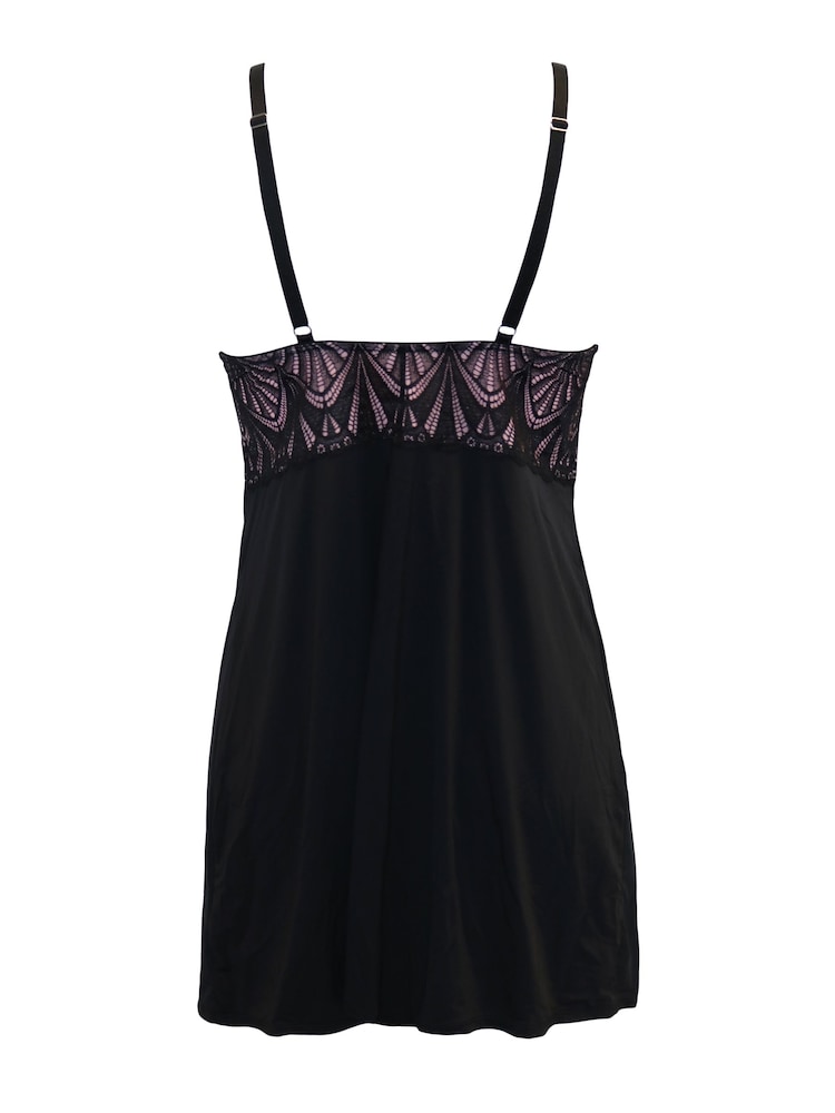 Pour Moi Black New Romance High Apex Chemise - Image 4 of 4