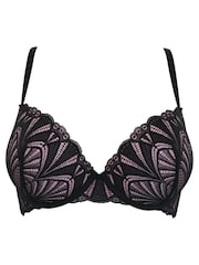 Zwart/roze - Pour Moi New Romance beha - Image 4 of 5